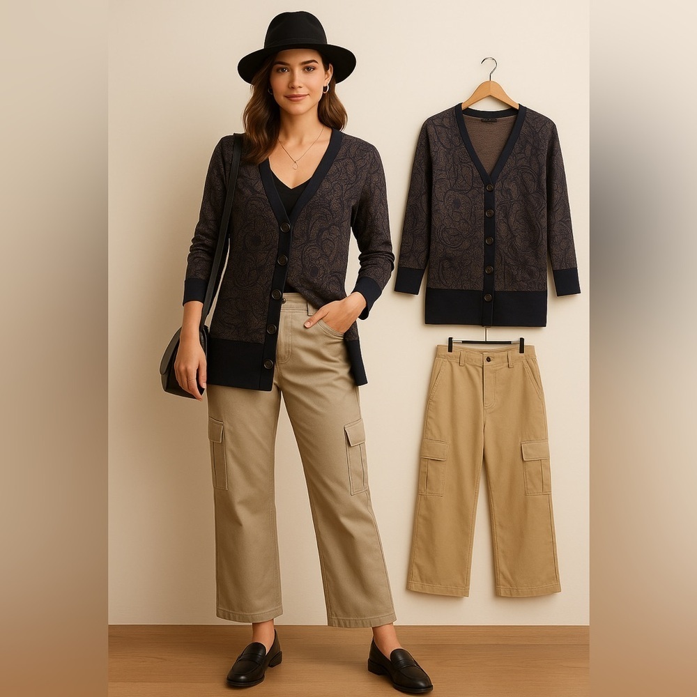 9. Boyish Boho Inspired Cozy Cardigan
